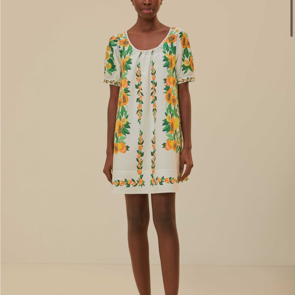 Papaya Salad Scarf Mini Dress